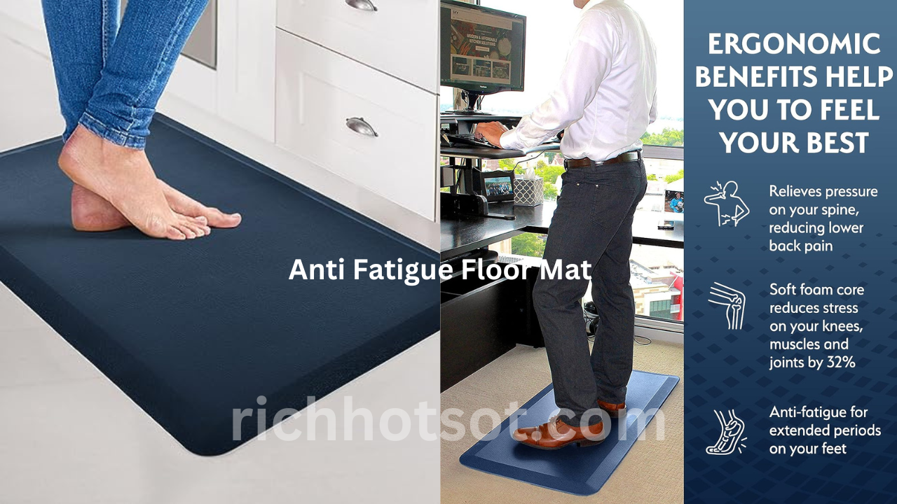 Anti Fatigue Kitchen Mat by DAILYLIFE, 3/4 Thick Kitchen Floor