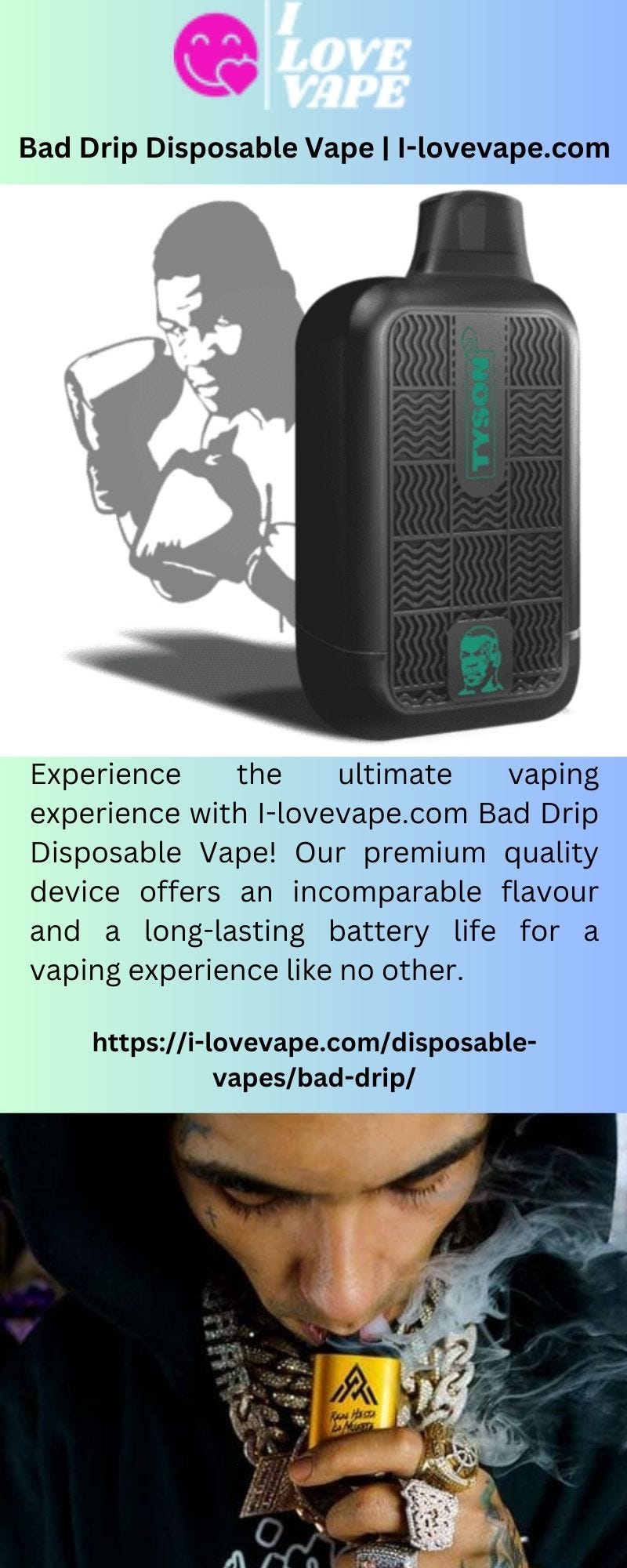 Unleash Your Vaping Experience with Bad Drip Disposable Vapes by I