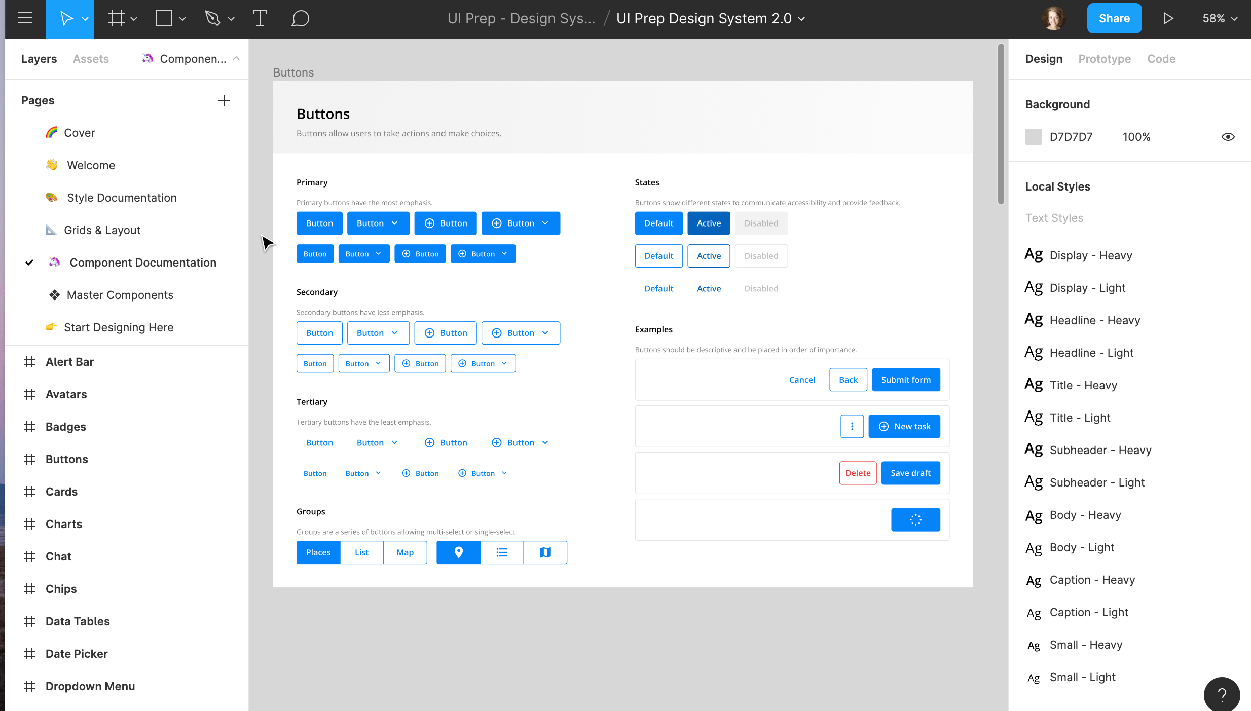 UI Prep Style Guide