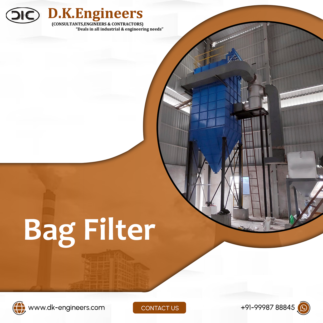 Industrial Chimney Supplier in India by D K Engineers Industrial