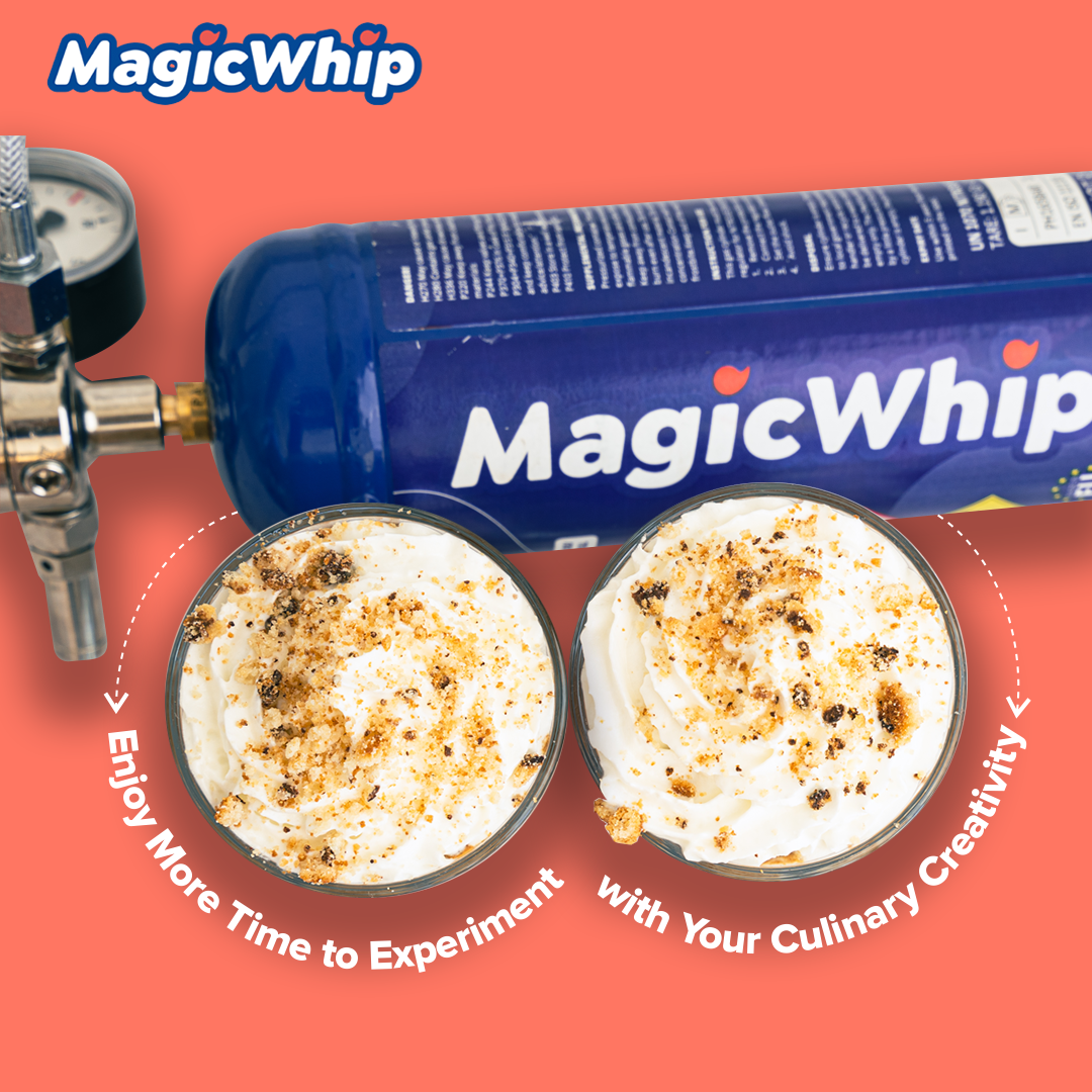 Laughing Gas N2O Nitrous Oxide Gas Cylinders — MagicWhip MagicWhip Medium