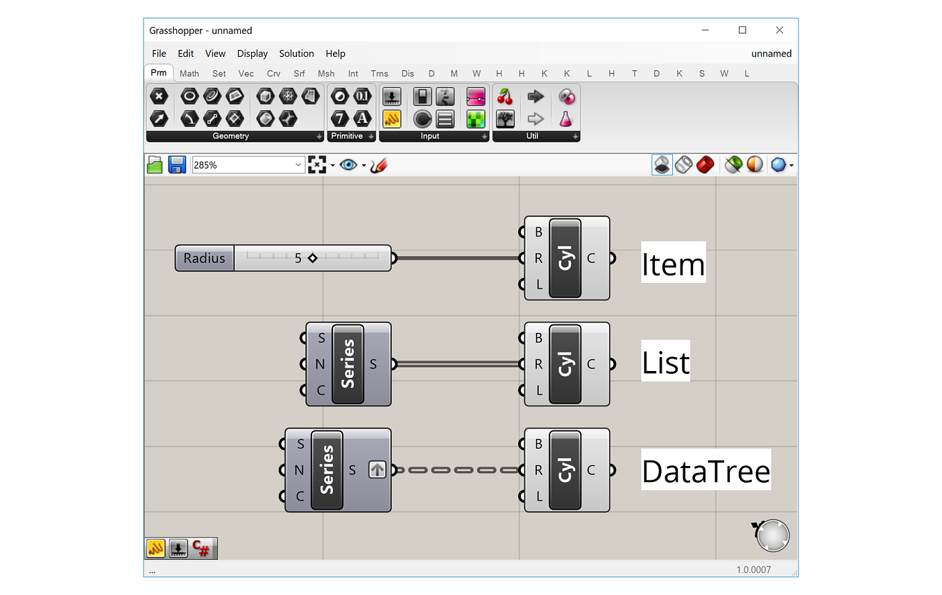 Working with DataTrees. In Grasshopper, DataTrees are used to… | by ...