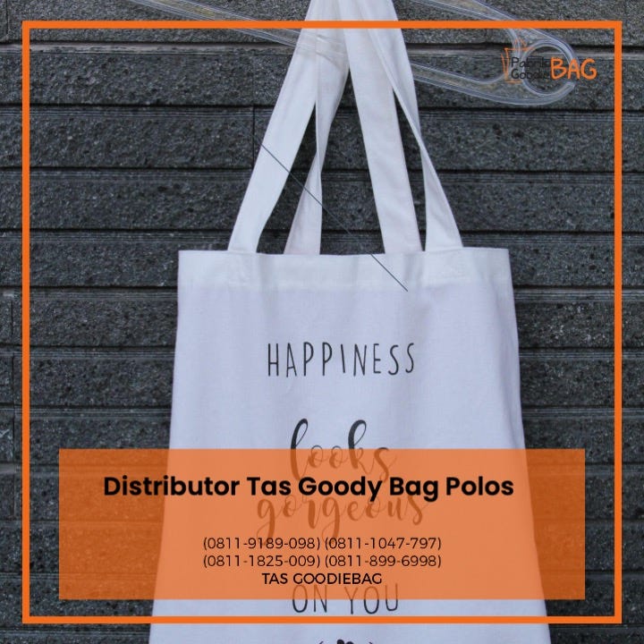 Distributor Tas Goody Bag Custom Distributor Tas Spunbond Murah Medium