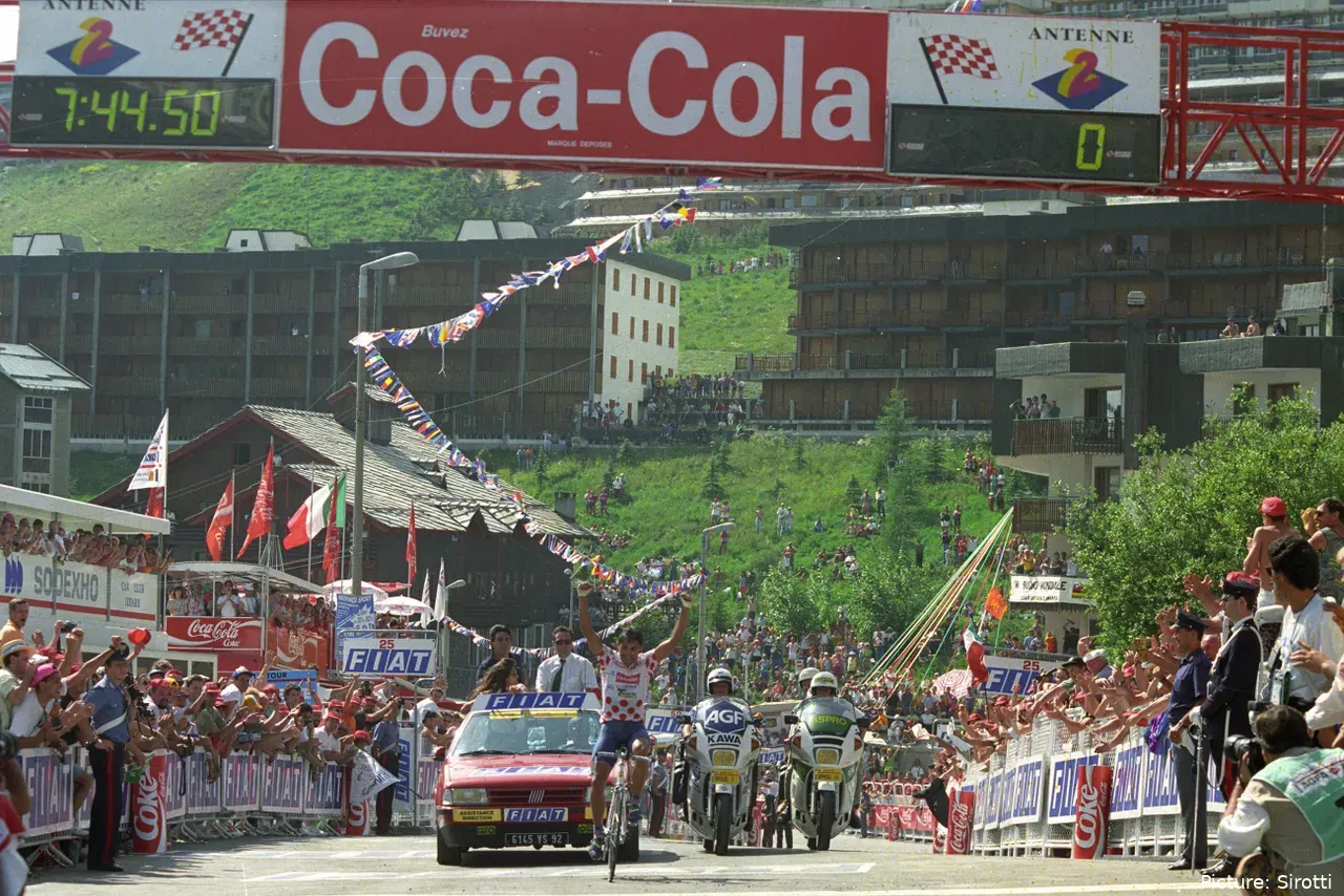 Carte Officielle PLV Tour De France 1993, AGF, Indurain, Chiappucci, Bugno
