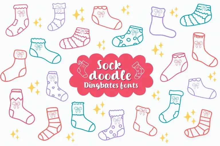 Sock Doodle Font 1