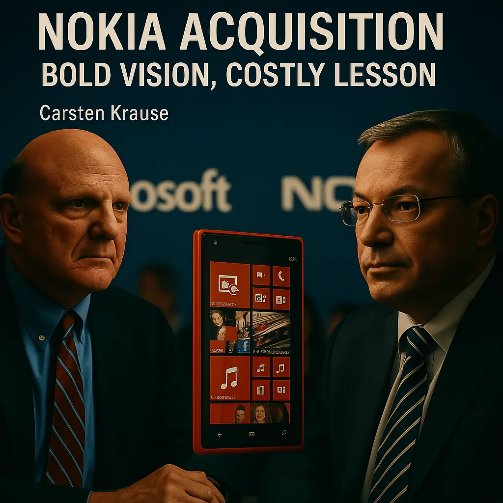 Microsoft’s Nokia Acquisition Bold Vision, Costly Lesson By Carsten