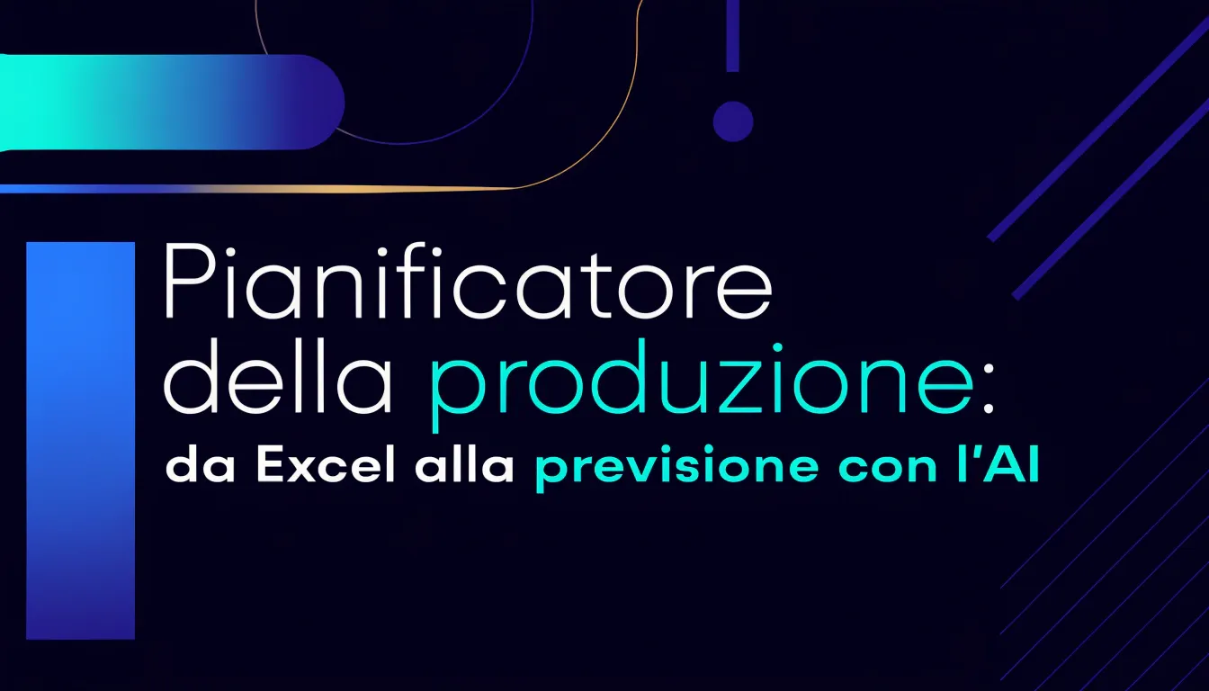 The Production Planner in 2026: Data, KPIs, and AI for Manufacturing SMEs
