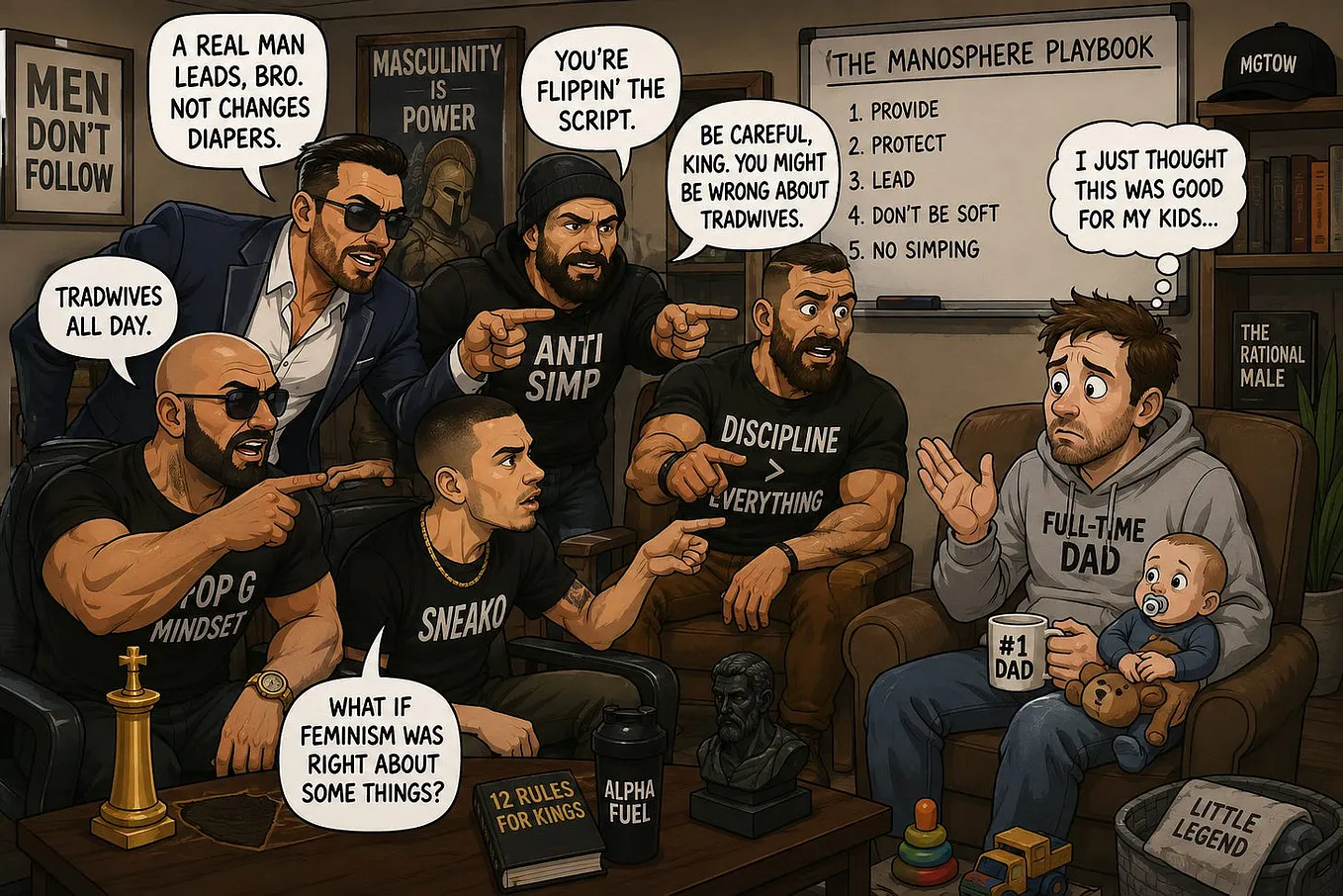Women Took the Jobs. Now the Manosphere Can’t Decide If Being Kept Is a Dream or a Disgrace