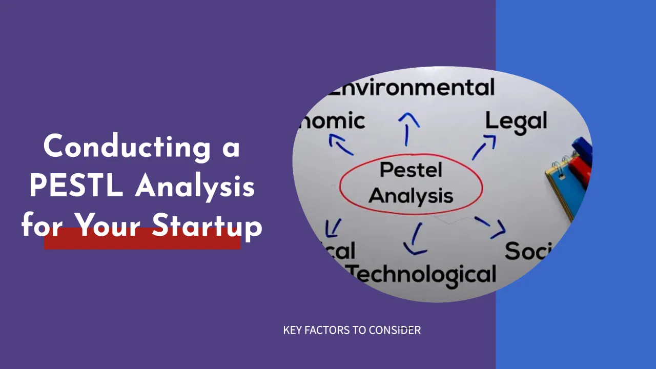 How to effectively conduct a PESTLE analysis when launching a startup company