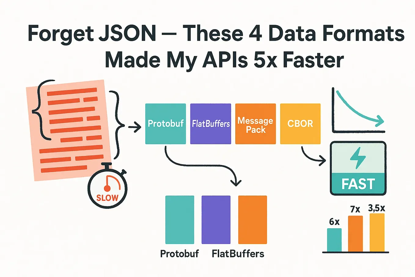Forget JSON — These 4 Data Formats Made My APIs 5× Faster