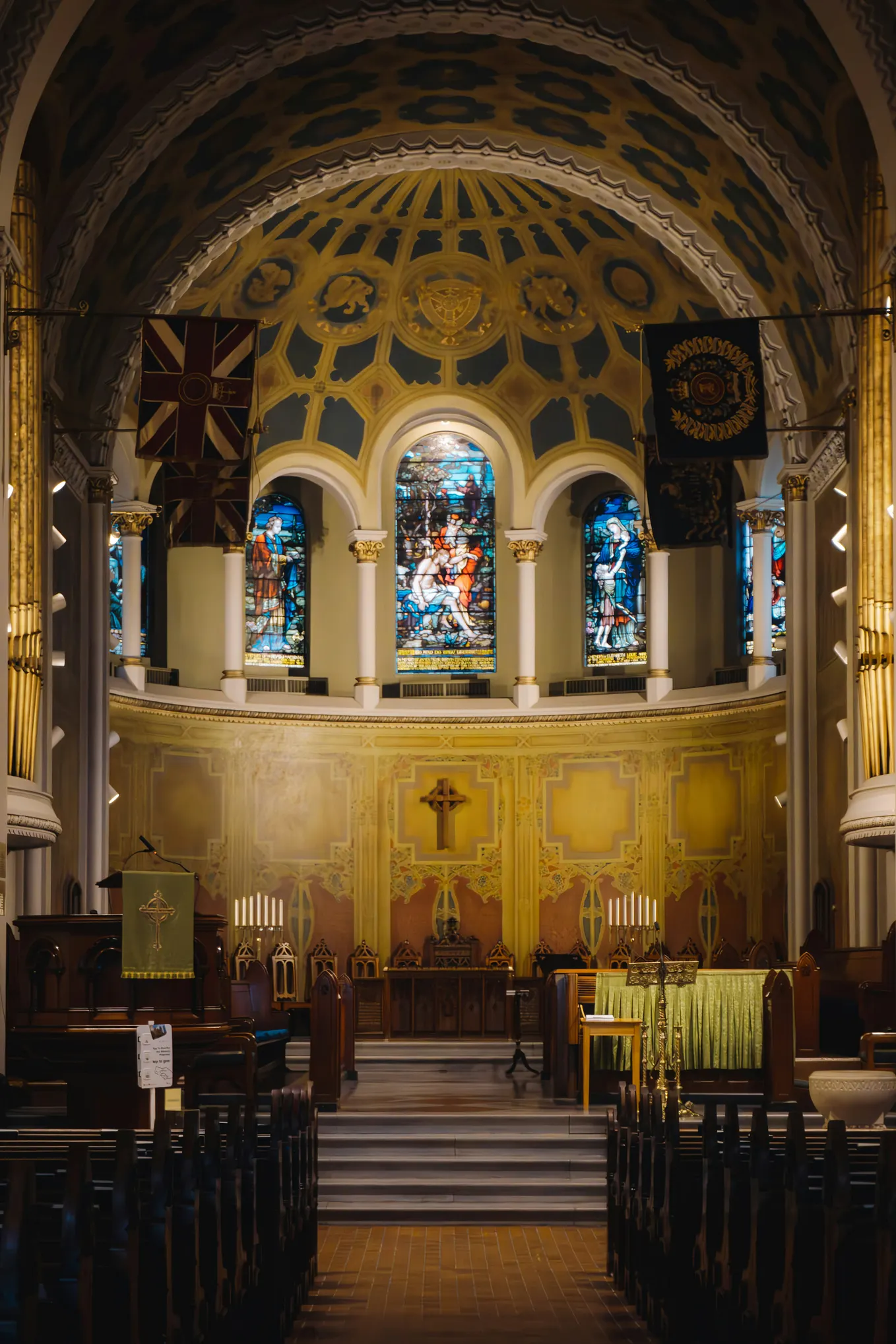 The inside of a Cathedral