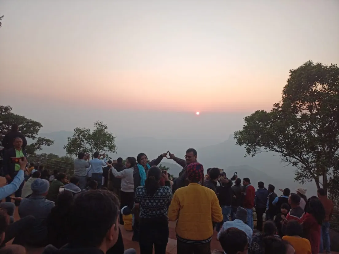 A Sunset at Pachmarhi
