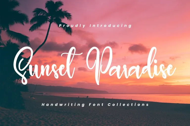 Sunset Paradise Font