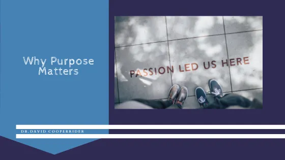 Why Purpose Matters