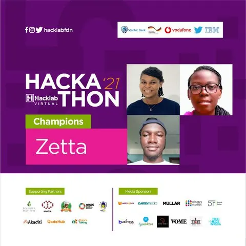 Ghana’s Health-tech Startup, Zetta Emerges Winner Of Hacklab Hackathon 2021
