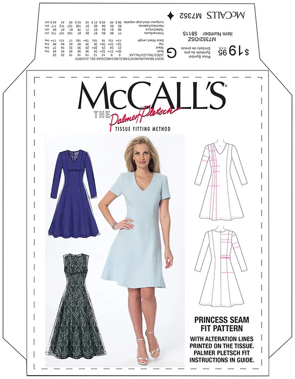 McCalls Fitting Sloper Dress Sewing Pattern | by Palmer Pletsch Sewing ...