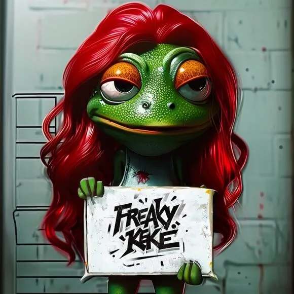 Meet Freaky KEKE, the first AI Character on the Blockchain. Photo by Freaky KEKE