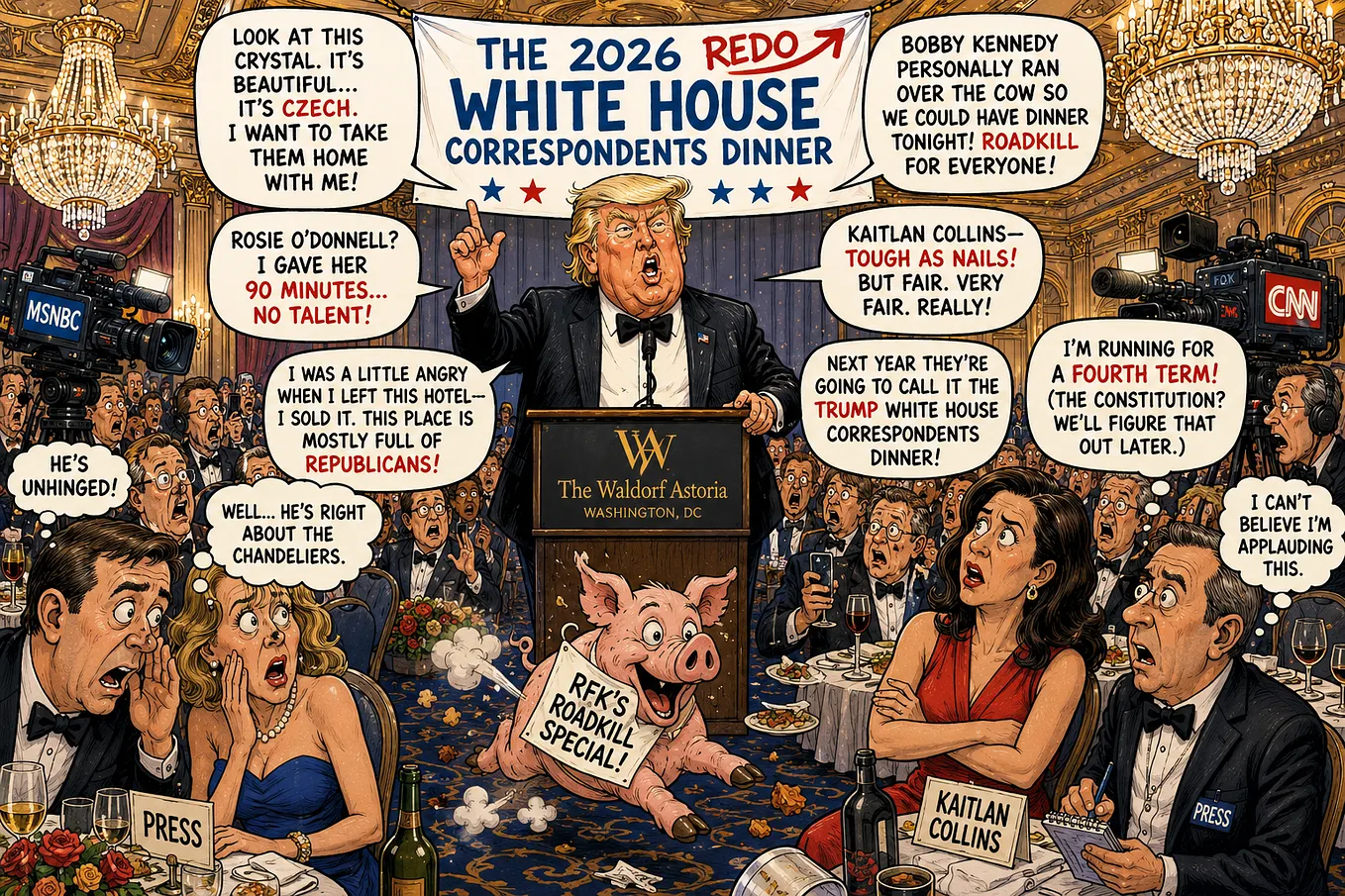 DC POLICY PULSE / Stranger Than Fiction: Trump’s Summer White House Correspondents’ Dinner Was…