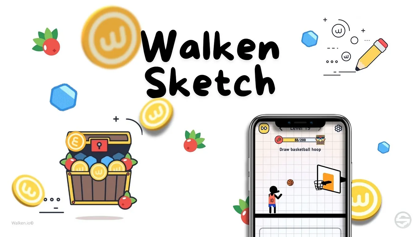 Walken Sketch — Guess and draw to win cryptos with this Play2Earn