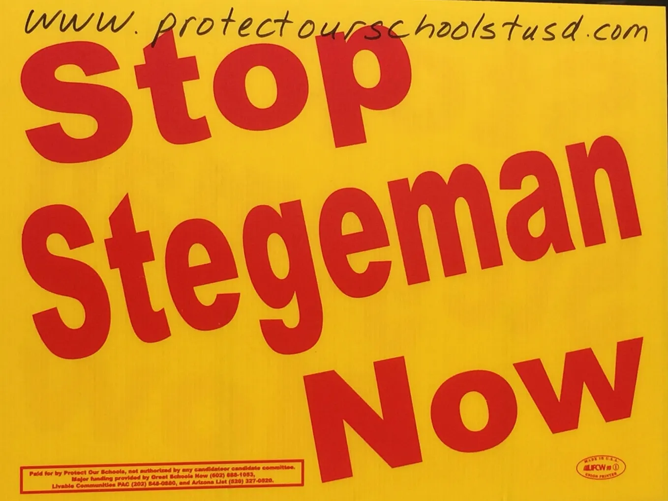 Is ESI behind the new IE to “Stop Stegeman Now?”