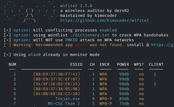 Using Wifite Tool for WEP & WPA Attacks