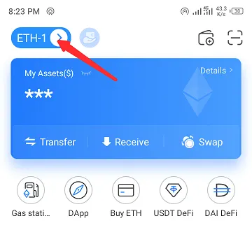 Steps to create multiple wallet on TokenPocket