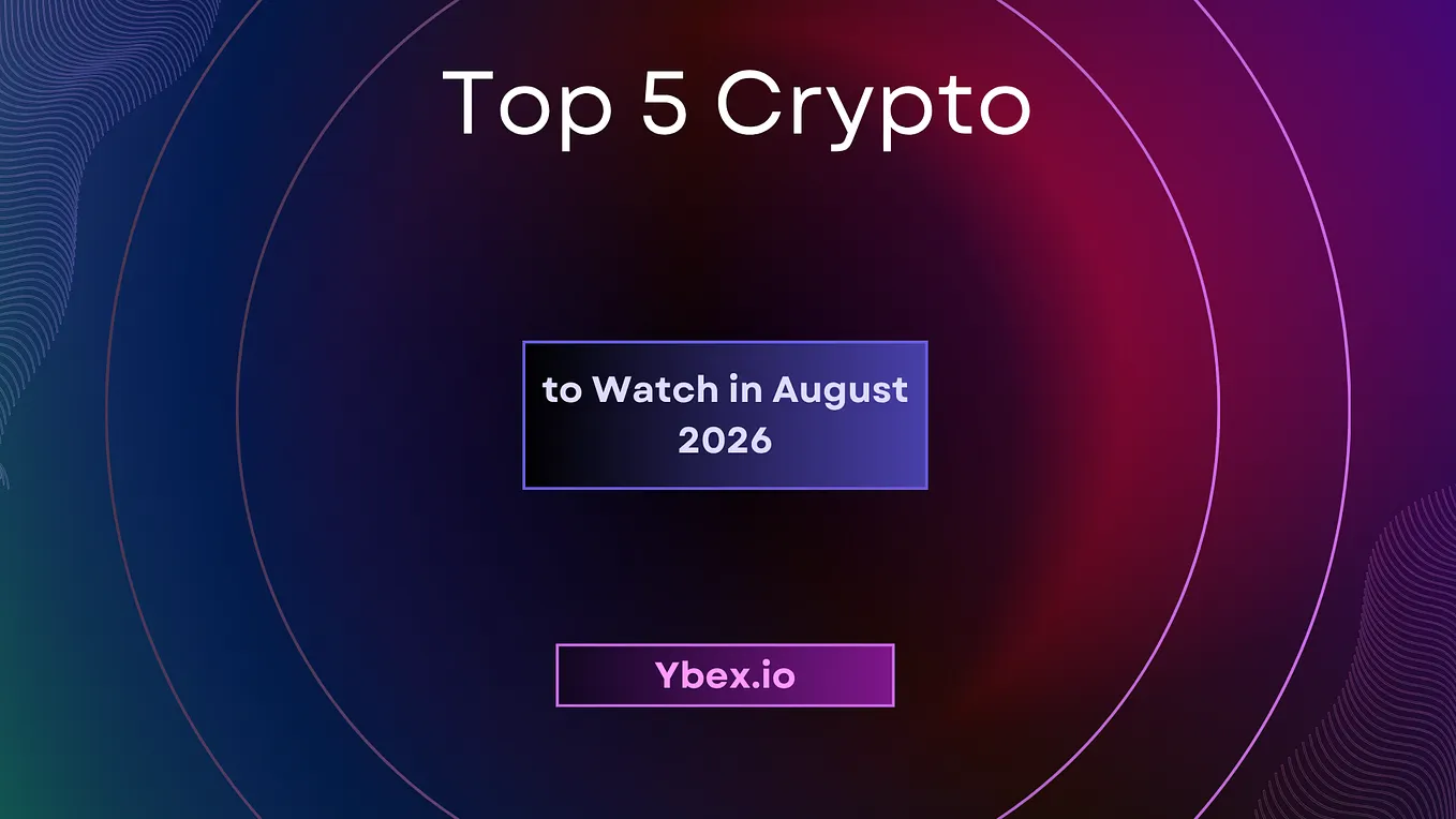 Top 5 Crypto to Watch in August 2026