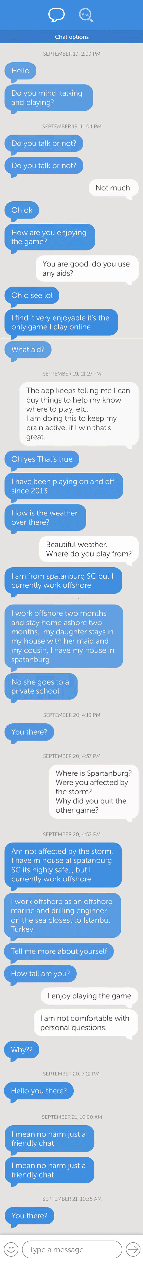 Beware the “Words with Friends” scammers