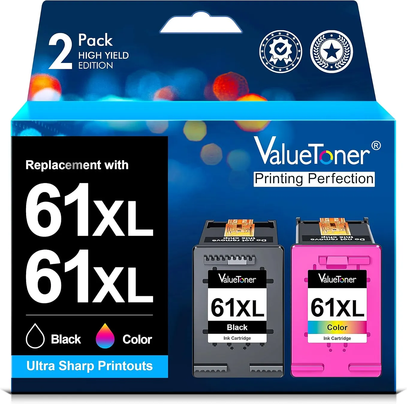 62XL Multipack Druckerpatronen, 62 XL High Yield Value Pack für HP Envy