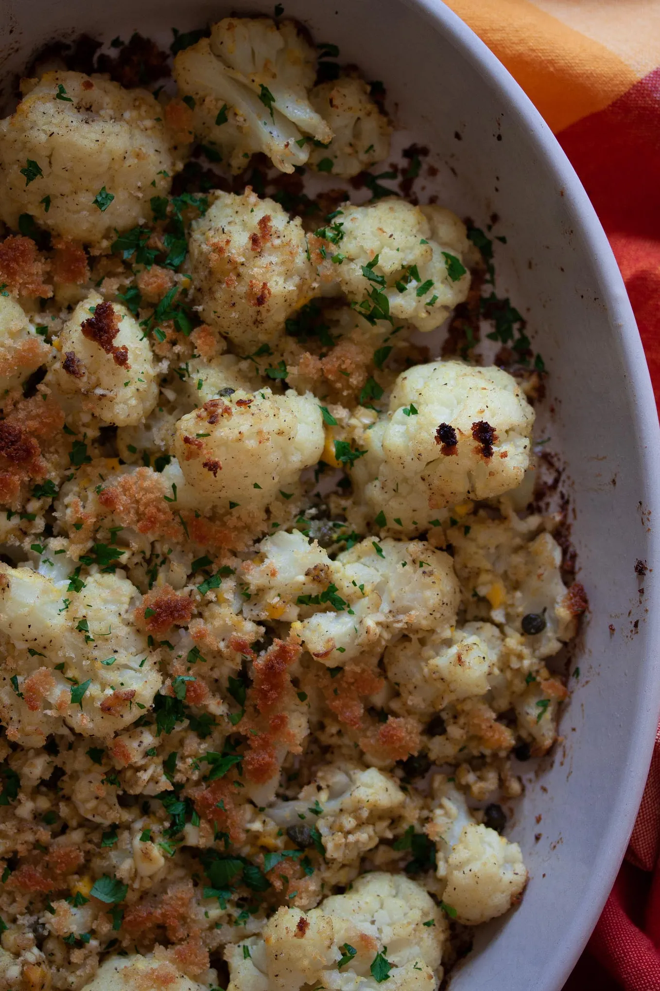 Cauliflower Polonaise — A Great French Classic