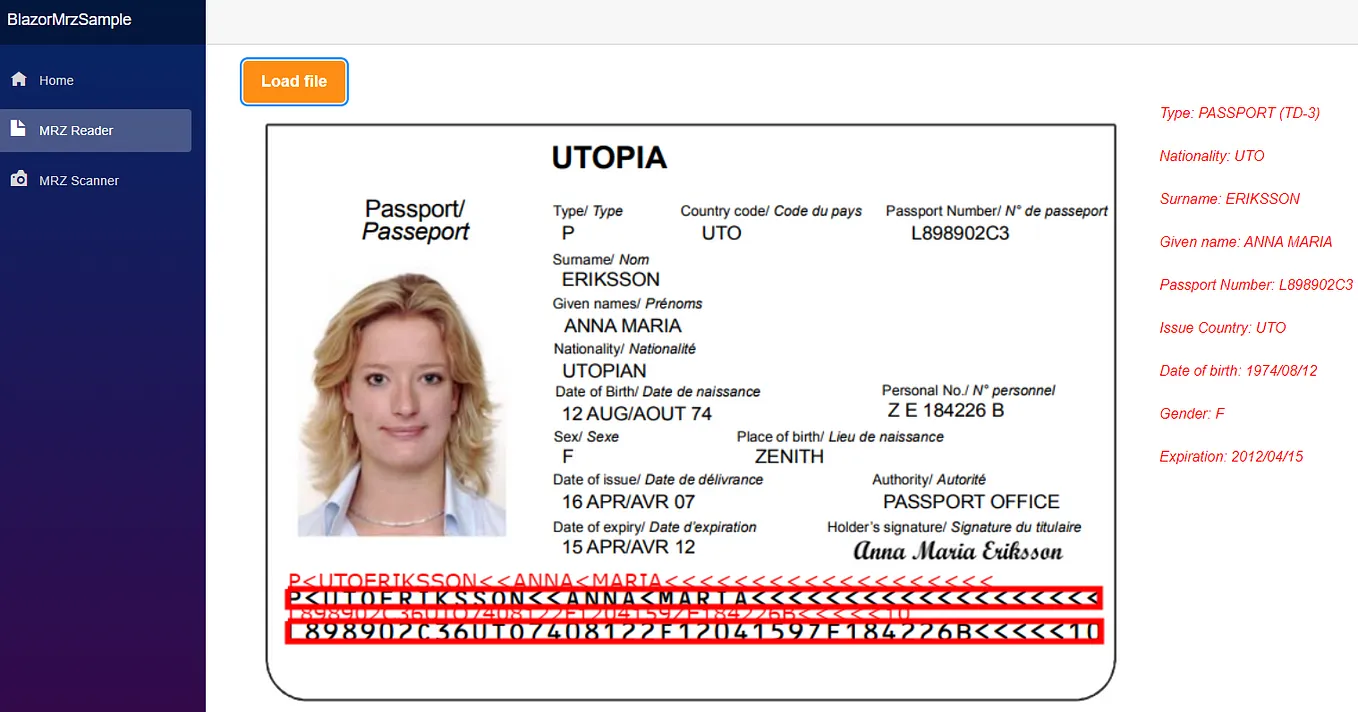 How to Build Web MRZ Scanner App with .NET Blazor WebAssembly