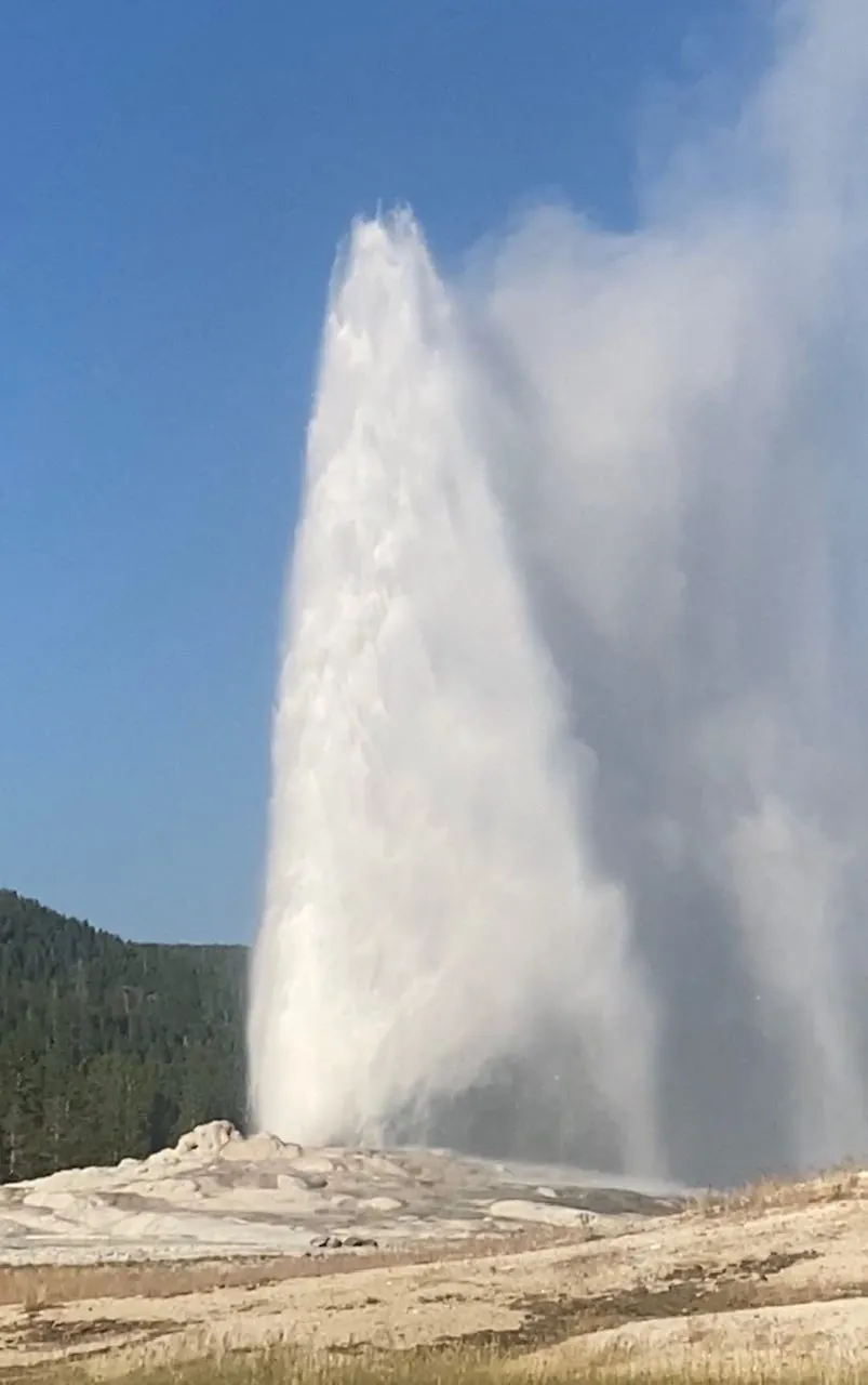 Old Faithful In Wyoming Is Well Worth A Visit