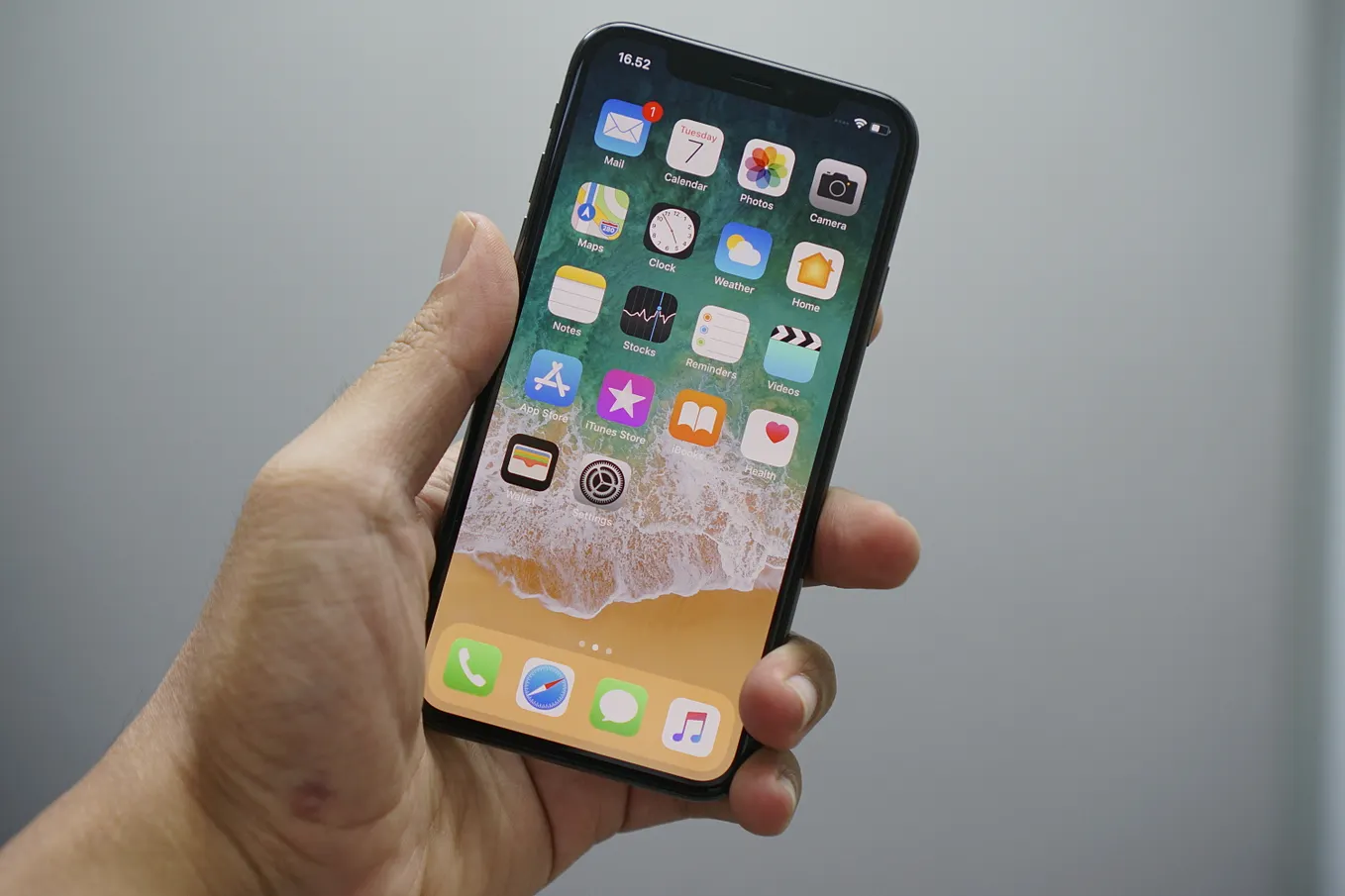 Apps on phone screen