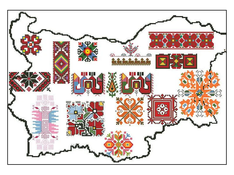 Bulgarian Embroidery — Colors, Shapes, and Symbolism