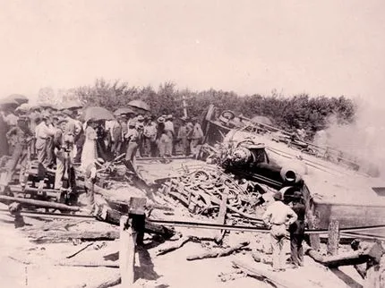 1894 Rock Island railroad wreck