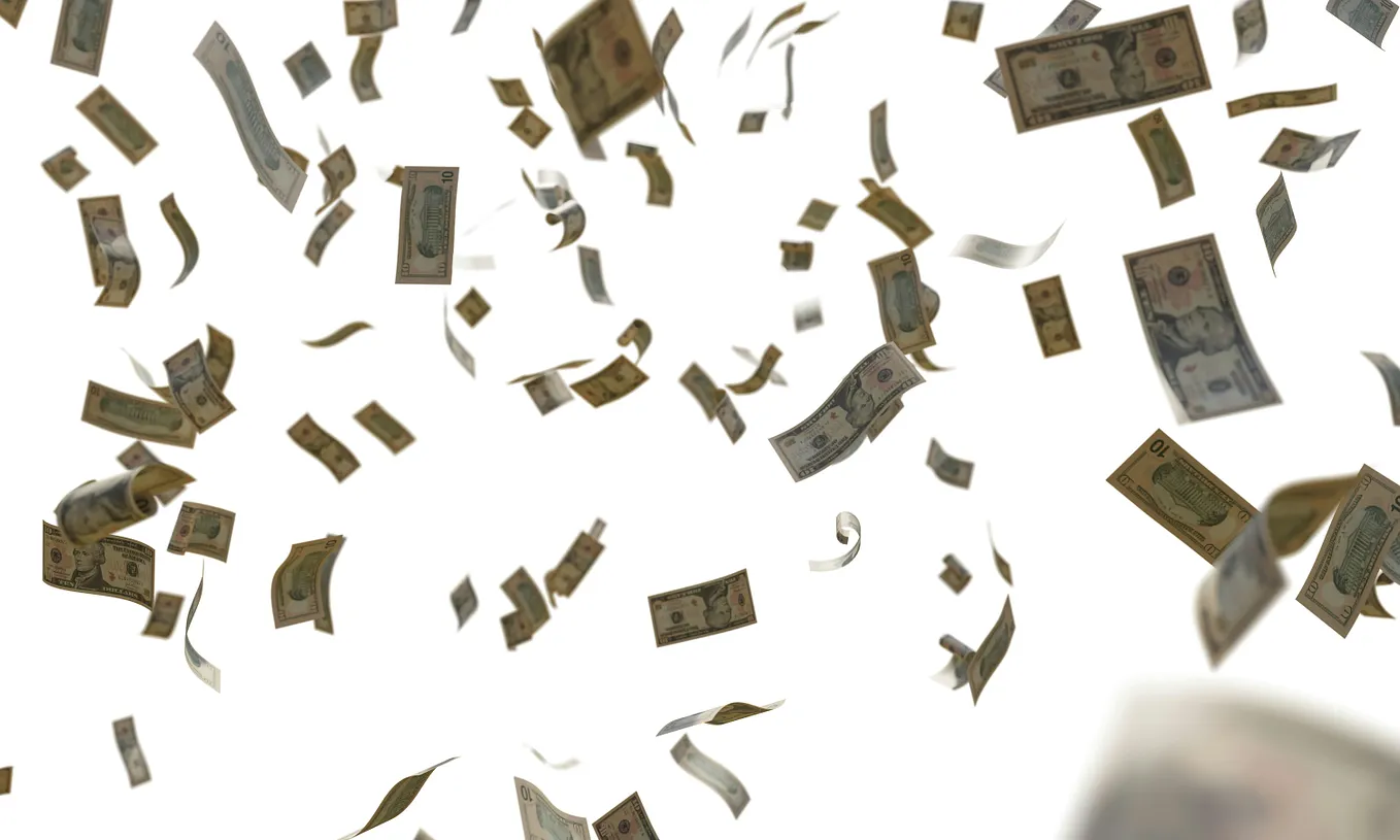 Bills raining down