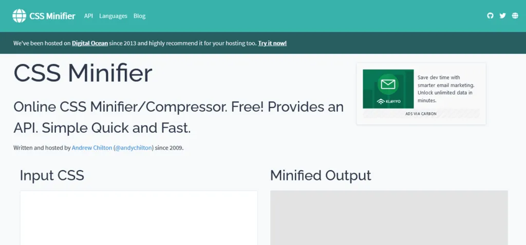 Free CSS JS and HTML Code Compression Tools