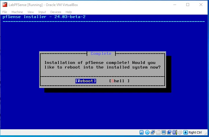 HomeLab: Firewall Installation