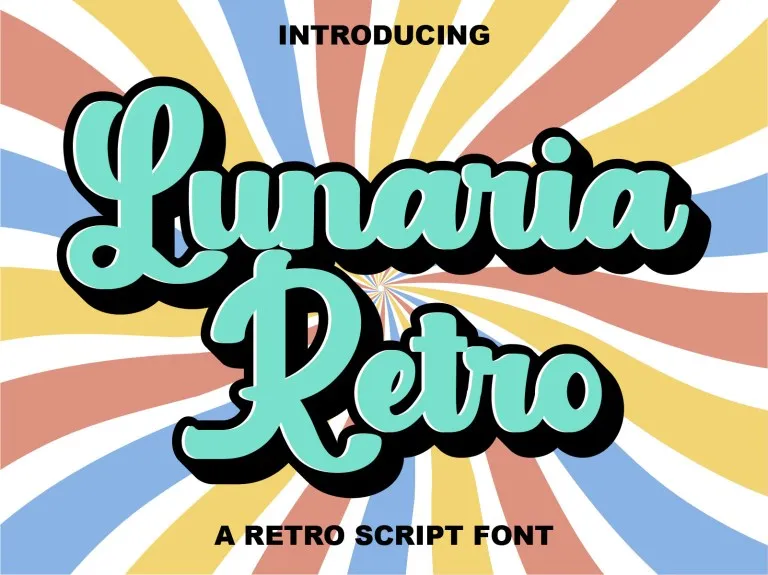 Lunaria Retro Font