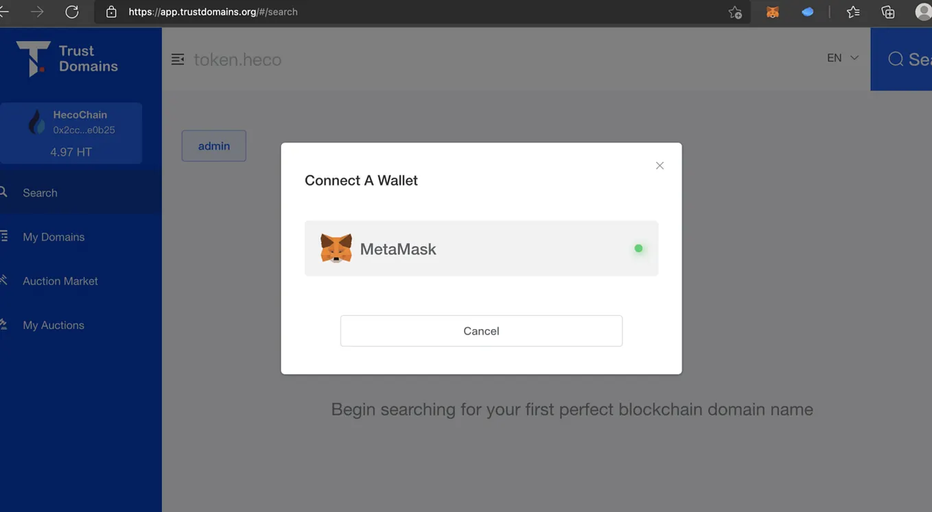 How to purchase your first BSC Name Service (.bnb) domain on Binance Smart  Chain ? | by TrustDomains | Medium