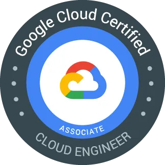 Google cloud certified associate cloud engineer badge