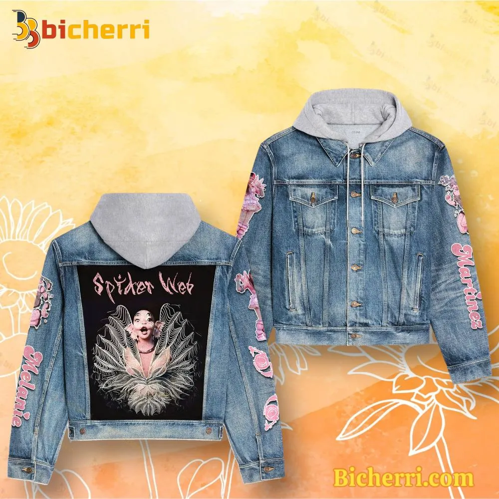 Embrace the Whimsical Darkness: The Melanie Martinez Spider Web Jean Jacket Hoodie