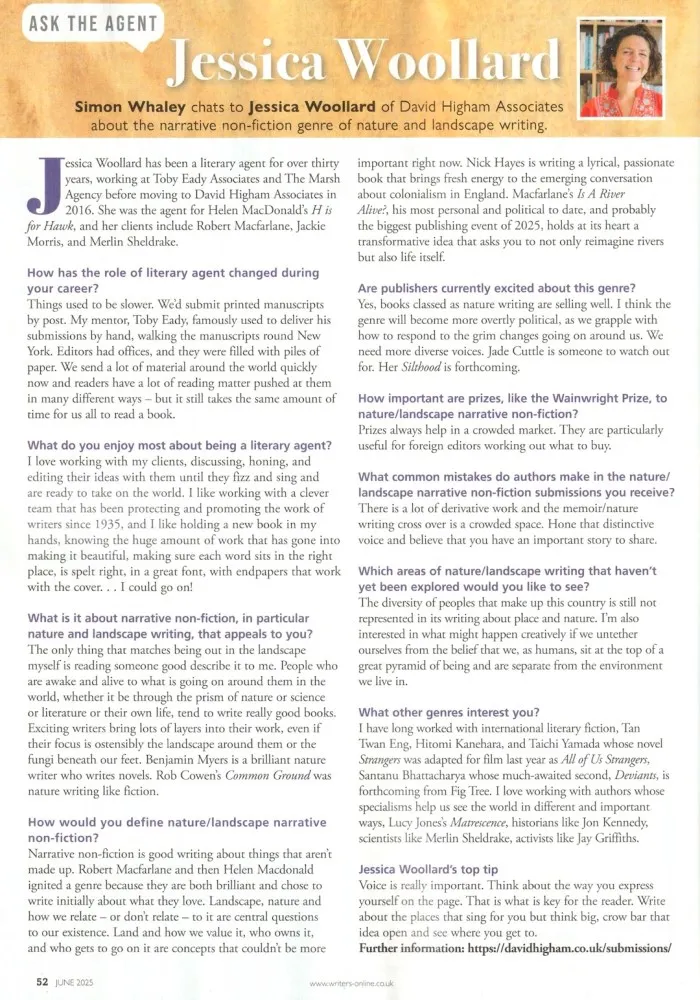 Ask The Agent — Jessica Woollard