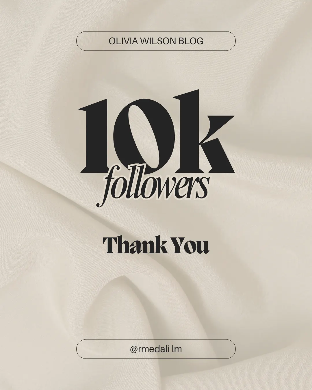 10K Followers Celebration — Thank You!