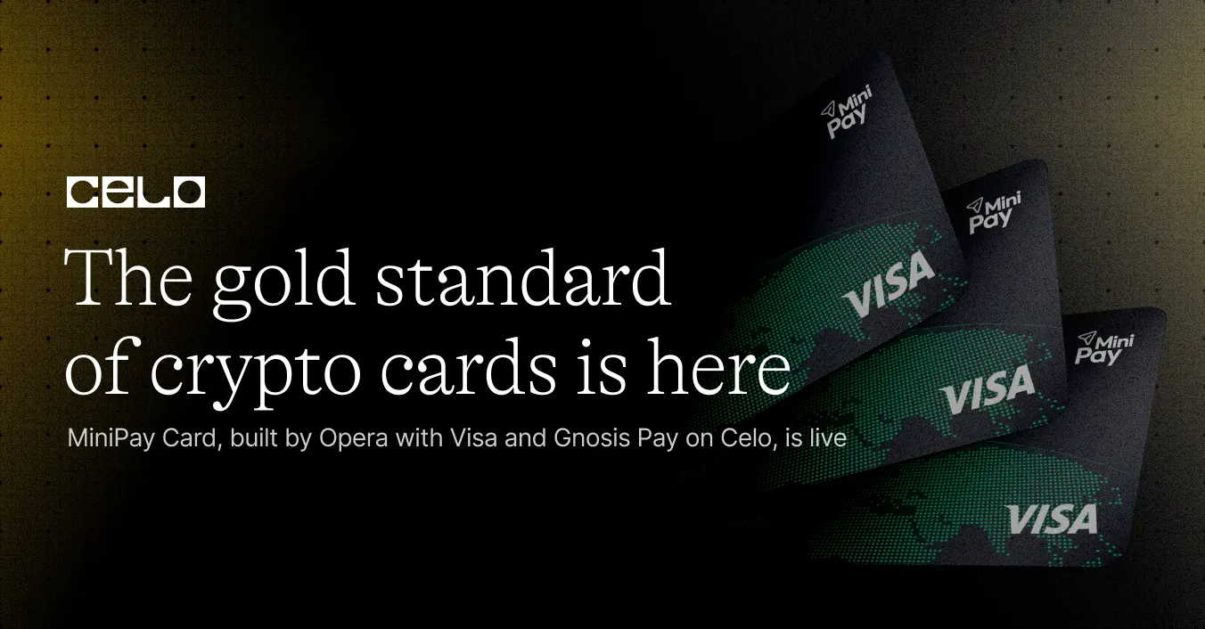 The Gold Standard of Crypto Cards Is Here: MiniPay Virtual Card, Built by Opera with Visa and…