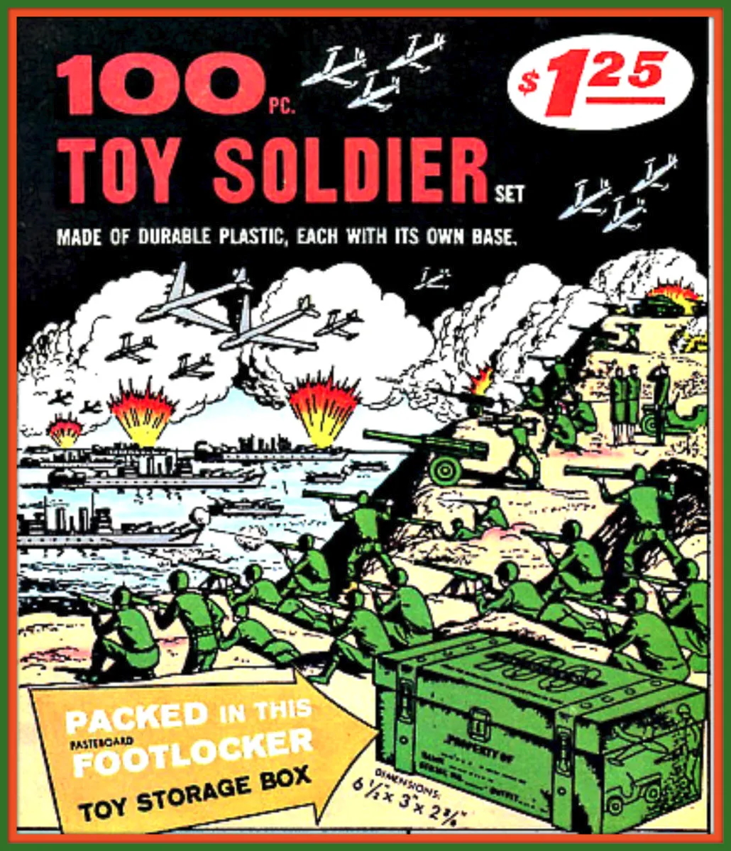 Comic Book Flat Soldiers