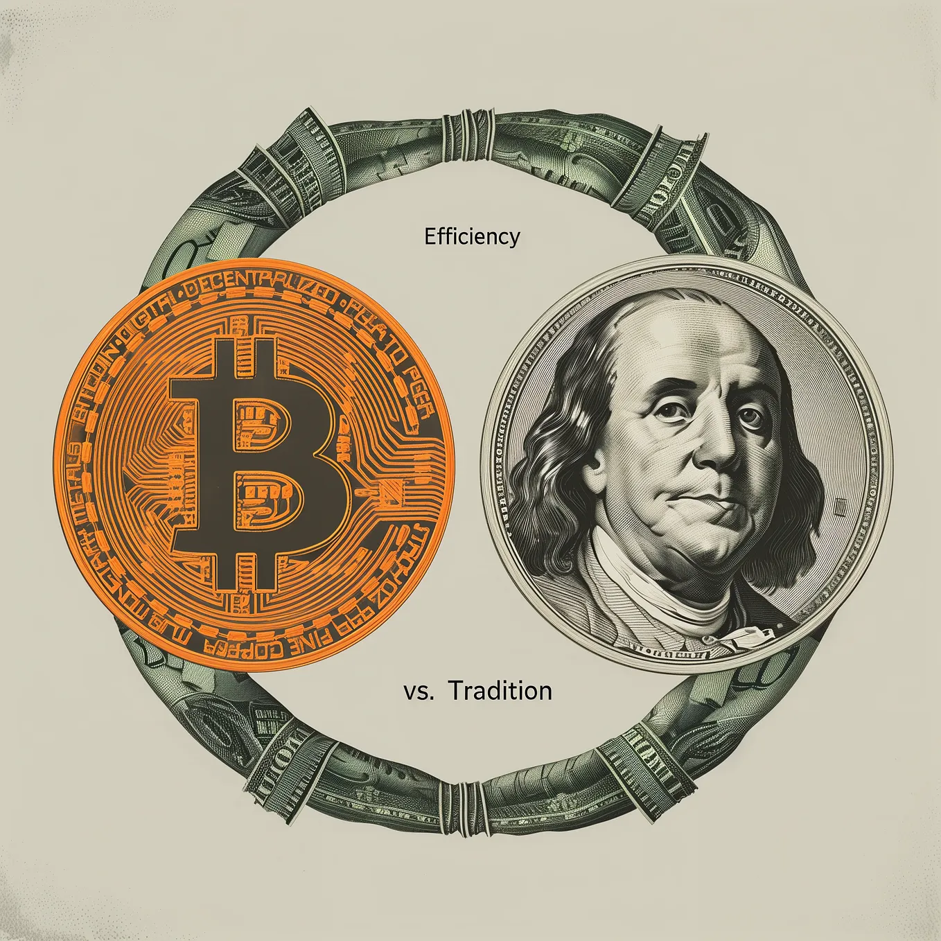 Bitcoin vs. Fiat: Evaluating the Efficiency and Stability of Economic Systems