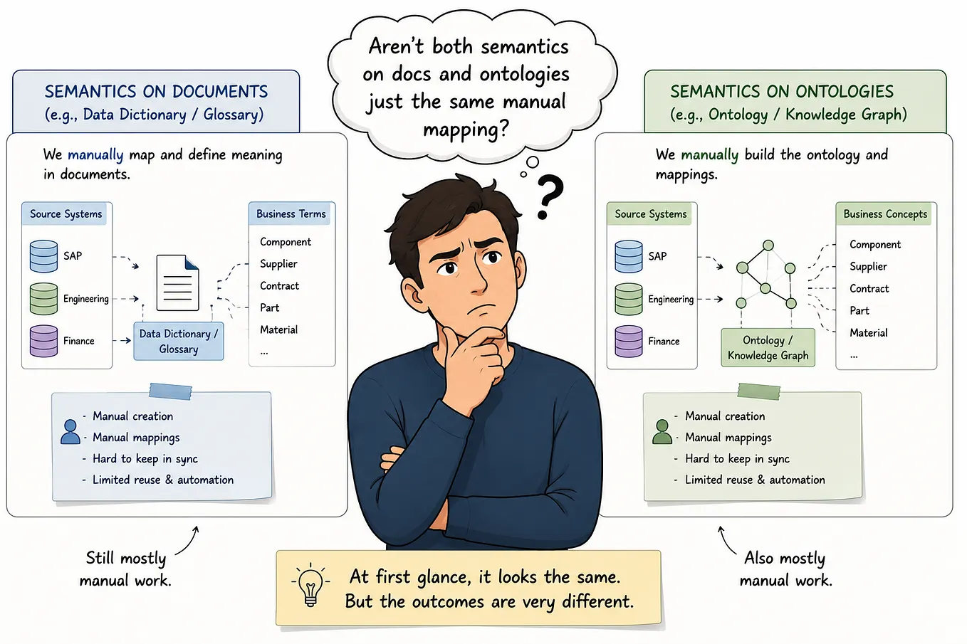 Building the Ontology Is Manual Work. And That Is Exactly the Point.