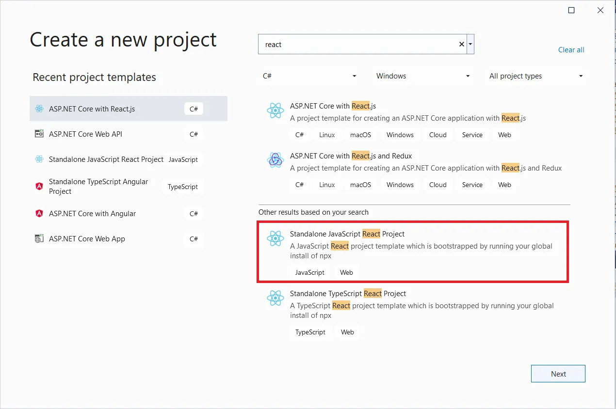 A Simple React Application in Visual Studio 2022 | by Daneesha ...