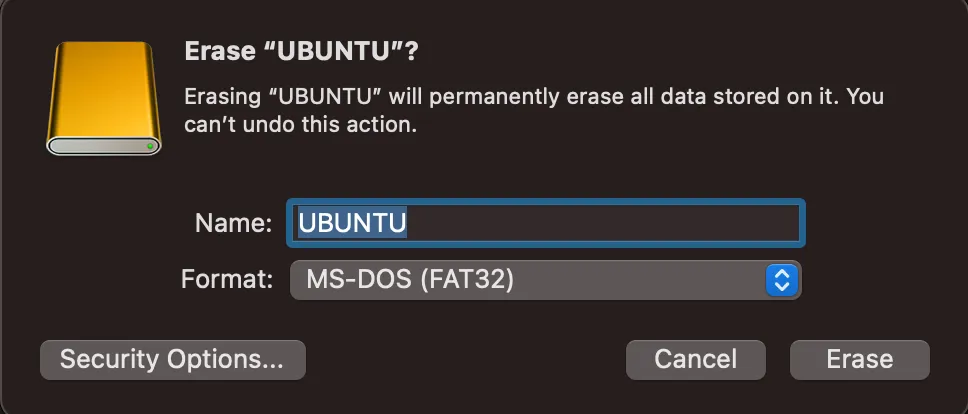 Create Ubuntu USB bootable thumb-drive on macOS